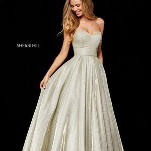 Sherri Hill Gold Dress